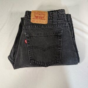 Vintage Levi’s 550 USA Black Jeans 36x30 Fit 35x29.5 1994